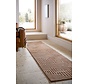 Geometrisch loper - Kylo Circular Knit Terracotta