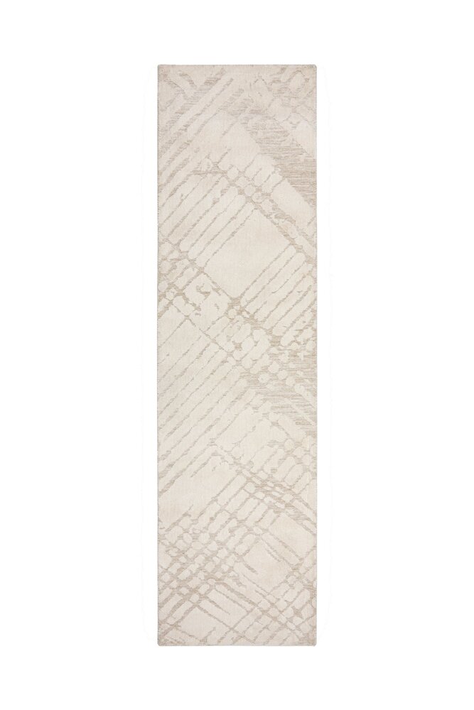 Geometrisch loper – Remy Circular Knit Crème Geometrisch loper – Remy Circular Knit Crème