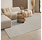 Jute Wol Katoen vloerkleed - Dhaka Naturel/Crème - 160 X 230 CM