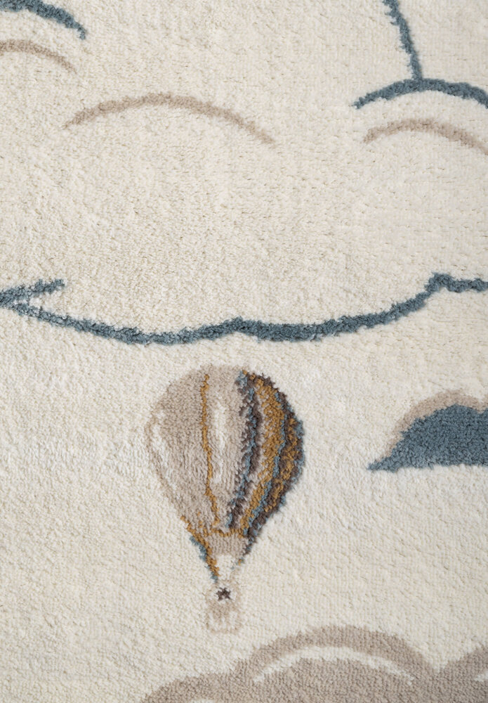 Kindervloerkleed - Luchtballon Crème/Kleurrijk - 120x170 cm Kindervloerkleed - Luchtballon Crème/Kleurrijk - 120x170 cm