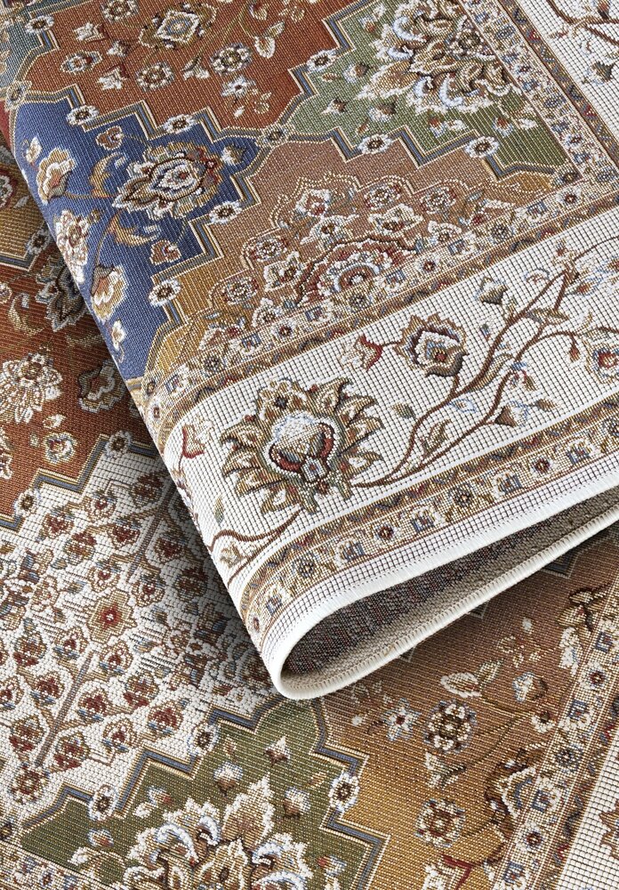 Vintage binnen- en buitenkleed - Pierre Kleurrijk - 160 X 235 CM Vintage binnen- en buitenkleed - Pierre Kleurrijk - 160 X 235 CM