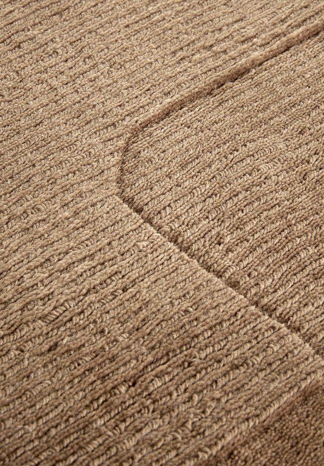 Wollen vloerkleed - Charlotte Terracotta - 190x280 cm Wollen vloerkleed - Charlotte Terracotta - 190x280 cm