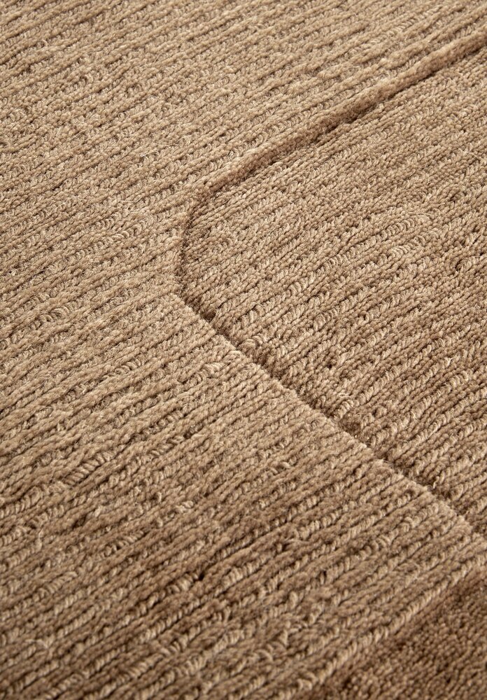 Wollen vloerkleed - Charlotte Terracotta - 190x280 cm Wollen vloerkleed - Charlotte Terracotta - 190x280 cm