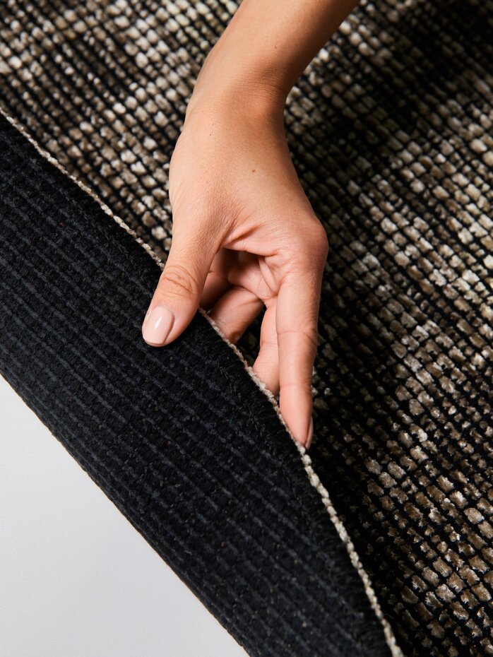 Rond vintage vloerkleed - Prisma Beige