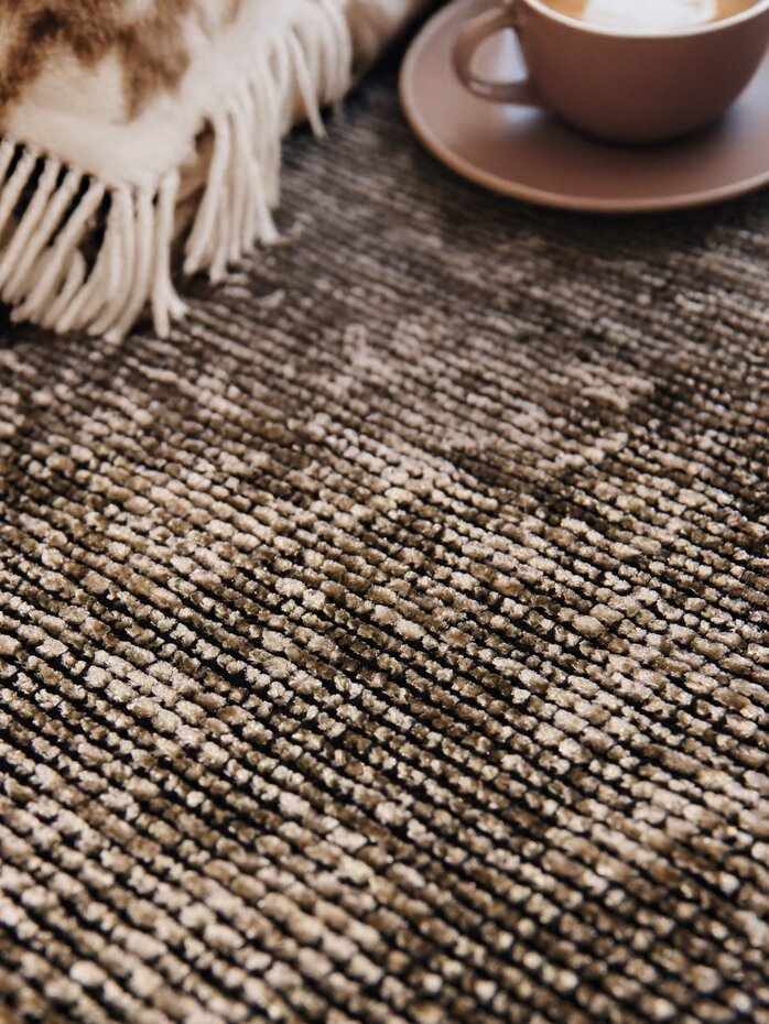 Rond vintage vloerkleed - Prisma Beige