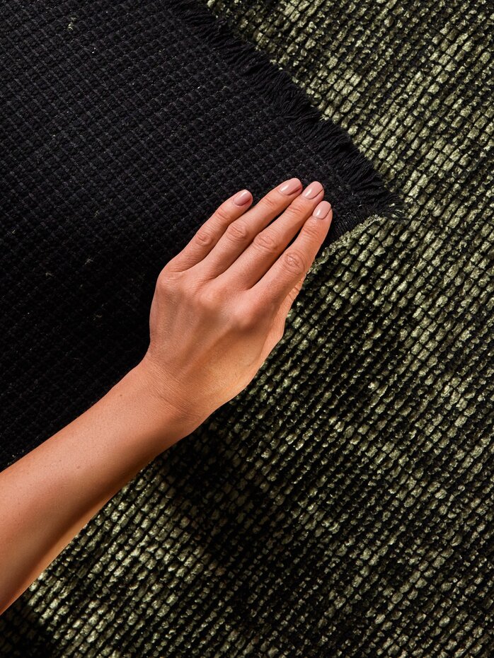 Vintage vloerkleed - Prisma Groen