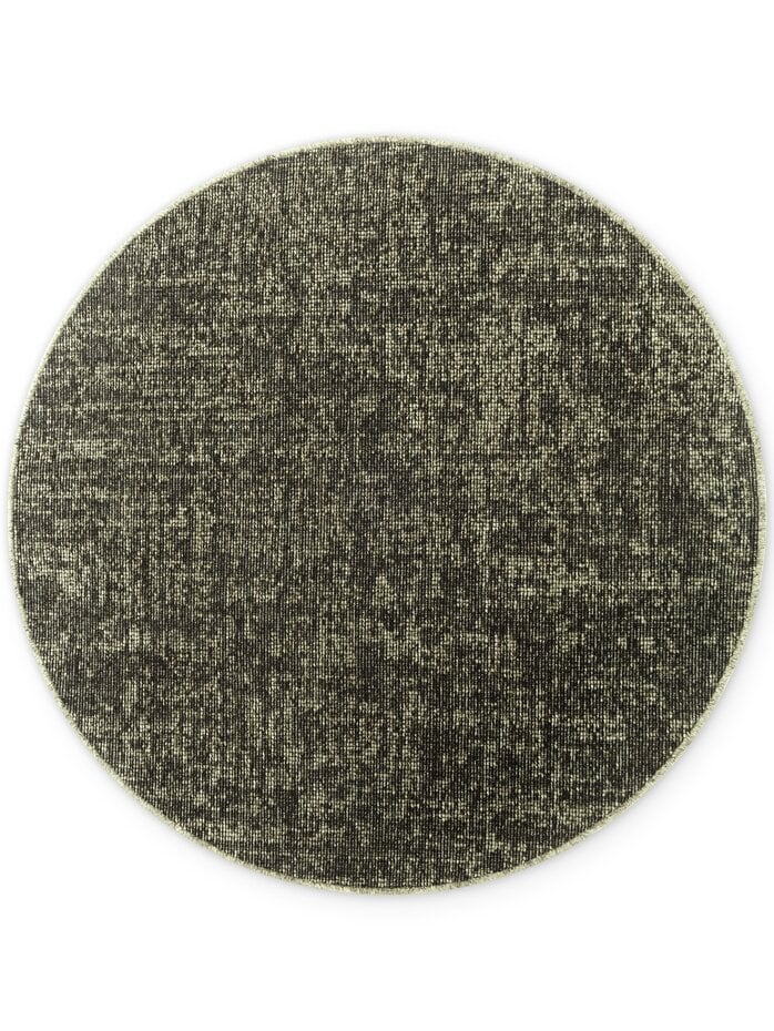 Rond vintage vloerkleed - Prisma Groen