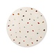 Rond kindervloerkleed - Adventures Dots Crème/Multi