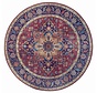 Rond vintage vloerkleed - Oriental Anthea Rood