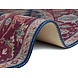 Rond vintage vloerkleed - Oriental Sylla Blauw/Rood Rond vintage vloerkleed - Oriental Sylla Blauw/Rood