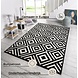 Modern vloerkleed – Capri Zwart/Wit Modern vloerkleed – Capri Zwart/Wit