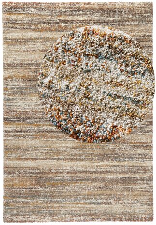 Gemêleerd vloerkleed - Granite Bruin/Multi
