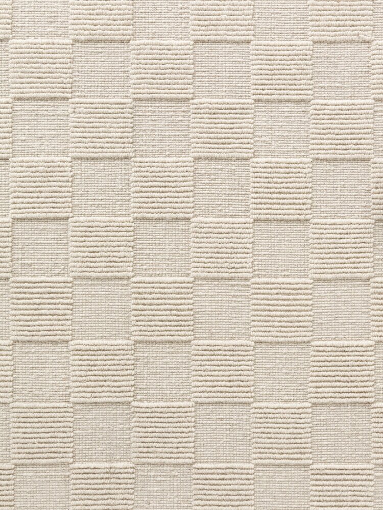 Wollen vloerkleed - Scala Blocks Crème