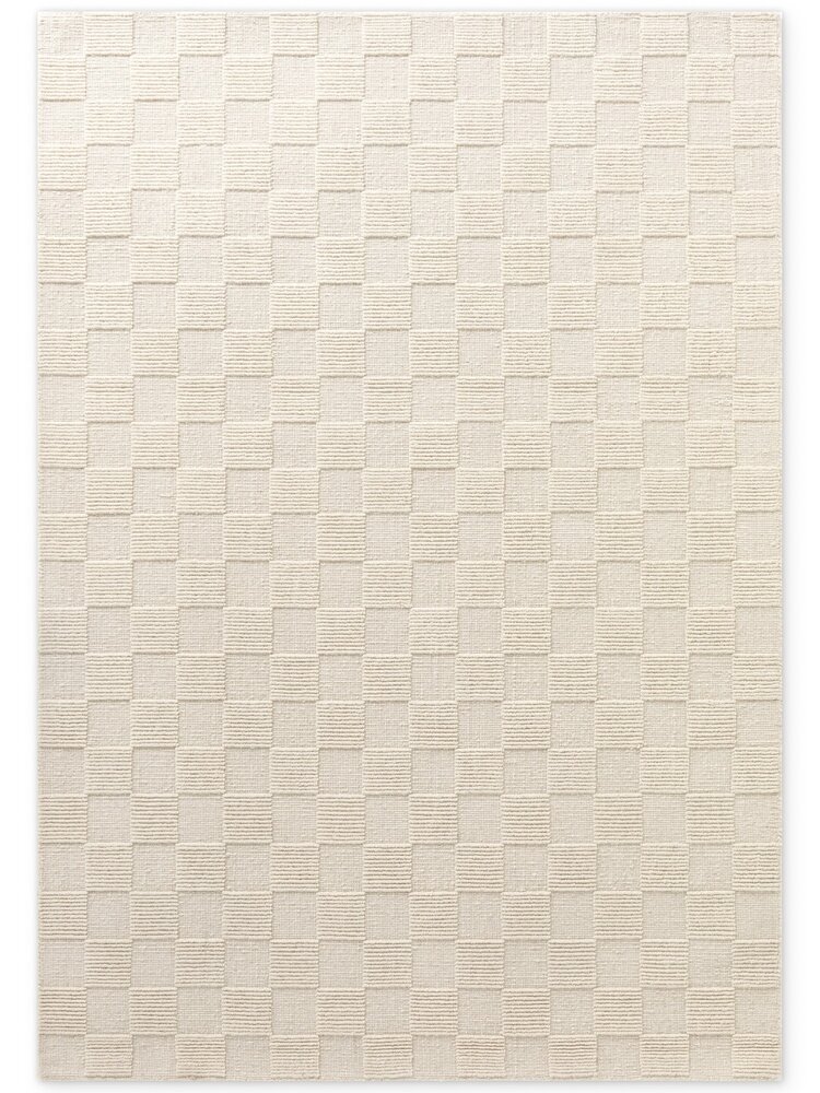 Wollen vloerkleed - Scala Blocks Crème