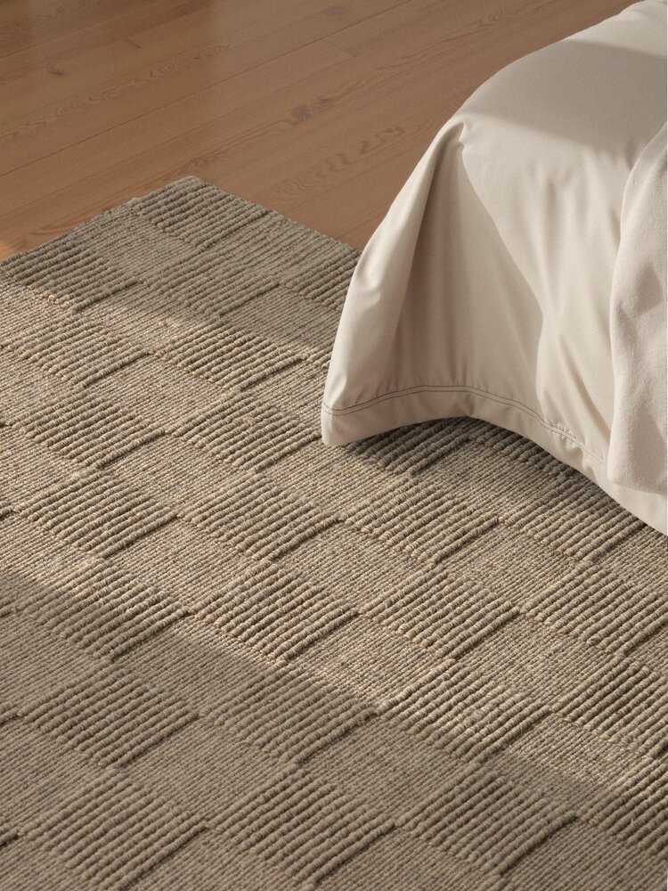 Wollen vloerkleed - Scala Blocks Beige