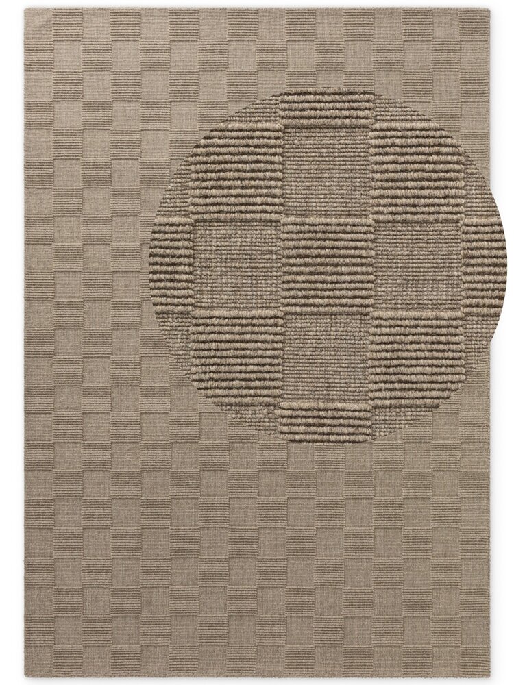 Wollen vloerkleed - Scala Blocks Beige