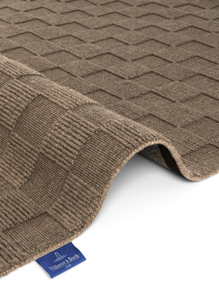 Wollen vloerkleed - Scala Blocks Taupe