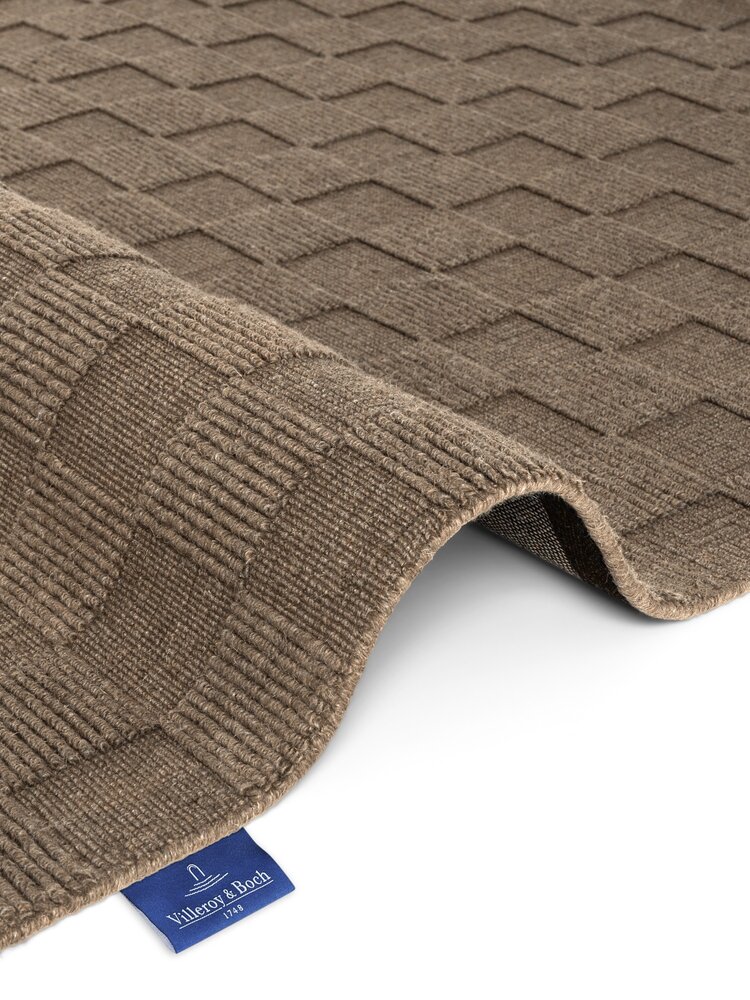Wollen vloerkleed - Scala Blocks Taupe