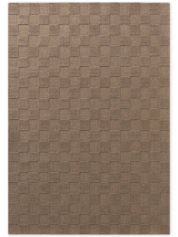 Wollen vloerkleed - Scala Blocks Taupe