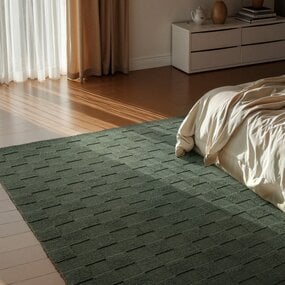 Villeroy & Boch Wollen vloerkleed - Scala Blocks Groen
