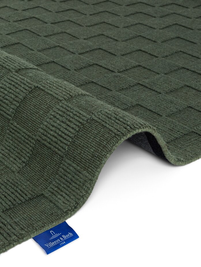 Wollen vloerkleed - Scala Blocks Groen