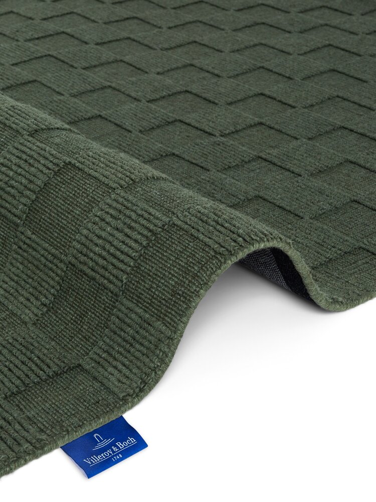 Wollen vloerkleed - Scala Blocks Groen