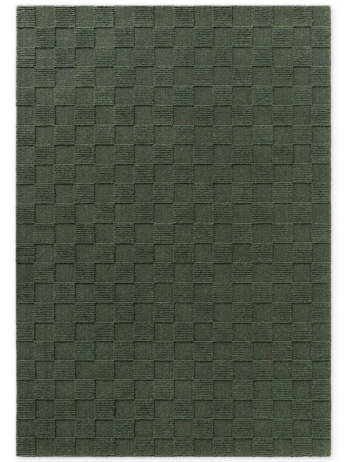 Wollen vloerkleed - Scala Blocks Groen