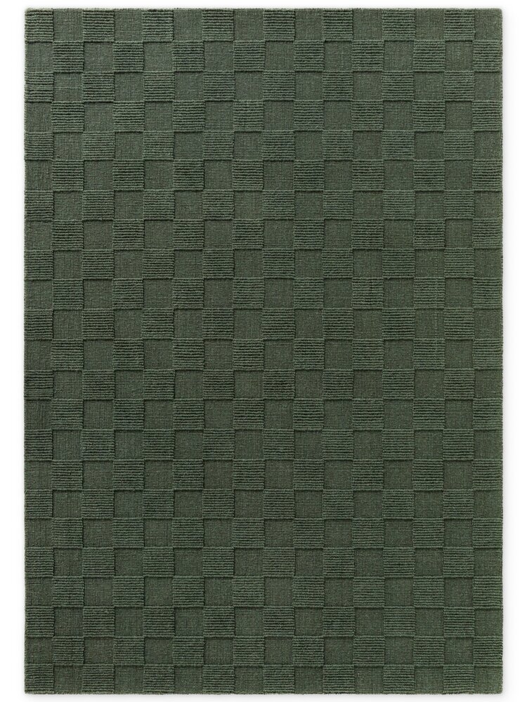 Wollen vloerkleed - Scala Blocks Groen