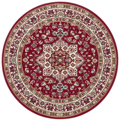 Rond klassiek vloerkleed - Parun Rood