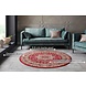 Rond klassiek vloerkleed - Parun Rood Rond klassiek vloerkleed - Parun Rood