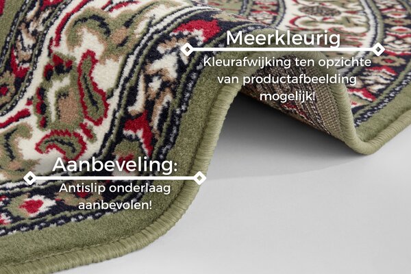 Rond klassiek vloerkleed - Parun Groen