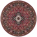 Rond klassiek vloerkleed - Isfahan Rood Rond klassiek vloerkleed - Isfahan Rood