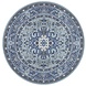 Rond klassiek vloerkleed - Isfahan Blauw Rond klassiek vloerkleed - Isfahan Blauw