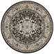 Rond klassiek vloerkleed - Isfahan Bruin/Crème Rond klassiek vloerkleed - Isfahan Bruin/Crème