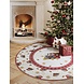 Rond Kerstmis vloerkleed - Toy's Delight Trein Limited Edition Rood/Wit Rond Kerstmis vloerkleed - Toy's Delight Trein Limited Edition Rood/Wit