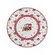 Rond Kerstmis vloerkleed - Toy's Delight Trein Limited Edition Rood/Wit Rond Kerstmis vloerkleed - Toy's Delight Trein Limited Edition Rood/Wit