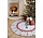 Rond Kerstmis vloerkleed - Toy’s Delight Nutcracker Limited Edition Rood/Wit