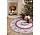Rond Kerstmis vloerkleed - Toy’s Delight Rocking Horse Limited Edition Rood/Wit