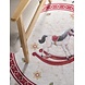 Rond Kerstmis vloerkleed - Toy’s Delight Rocking Horse Limited Edition Rood/Wit Rond Kerstmis vloerkleed - Toy’s Delight Rocking Horse Limited Edition Rood/Wit