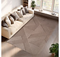 Modern vloerkleed – Sensi Geo Beige