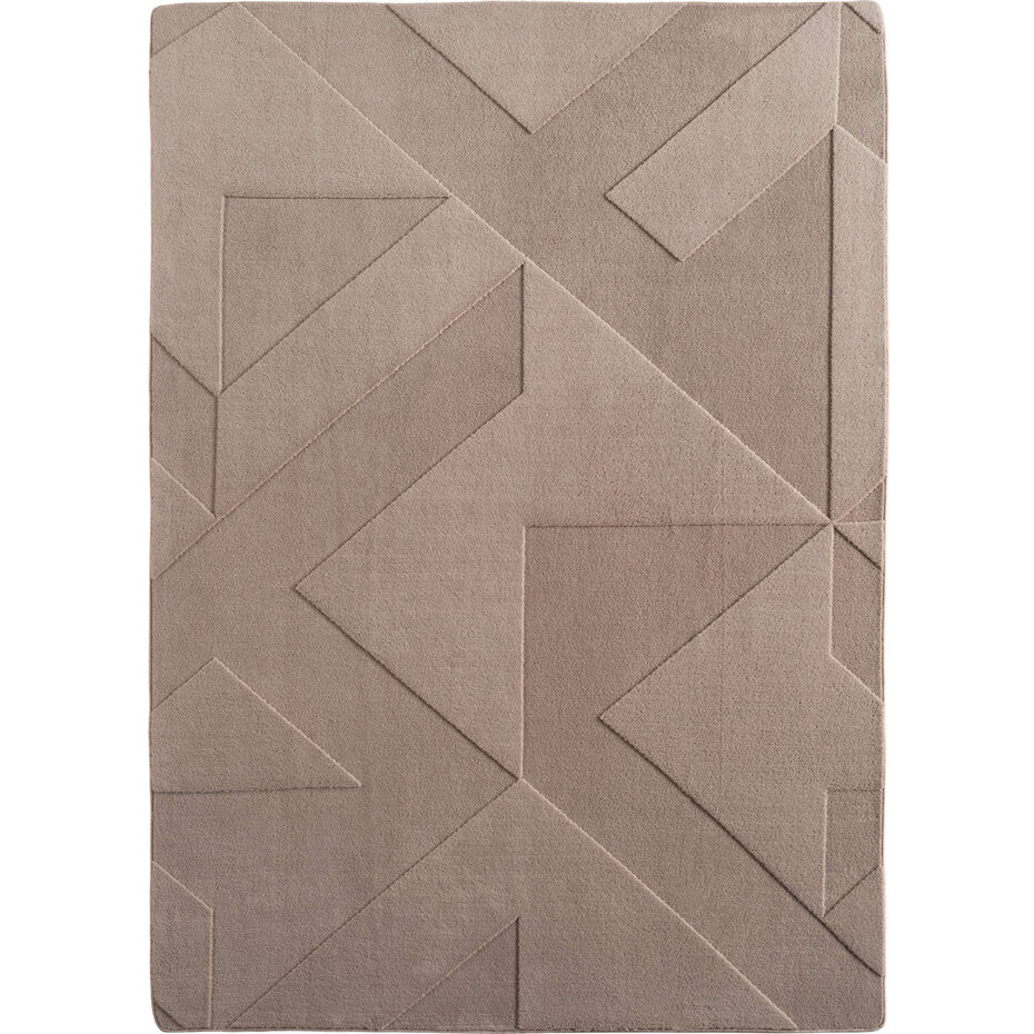 Modern vloerkleed – Sensi Geo Beige