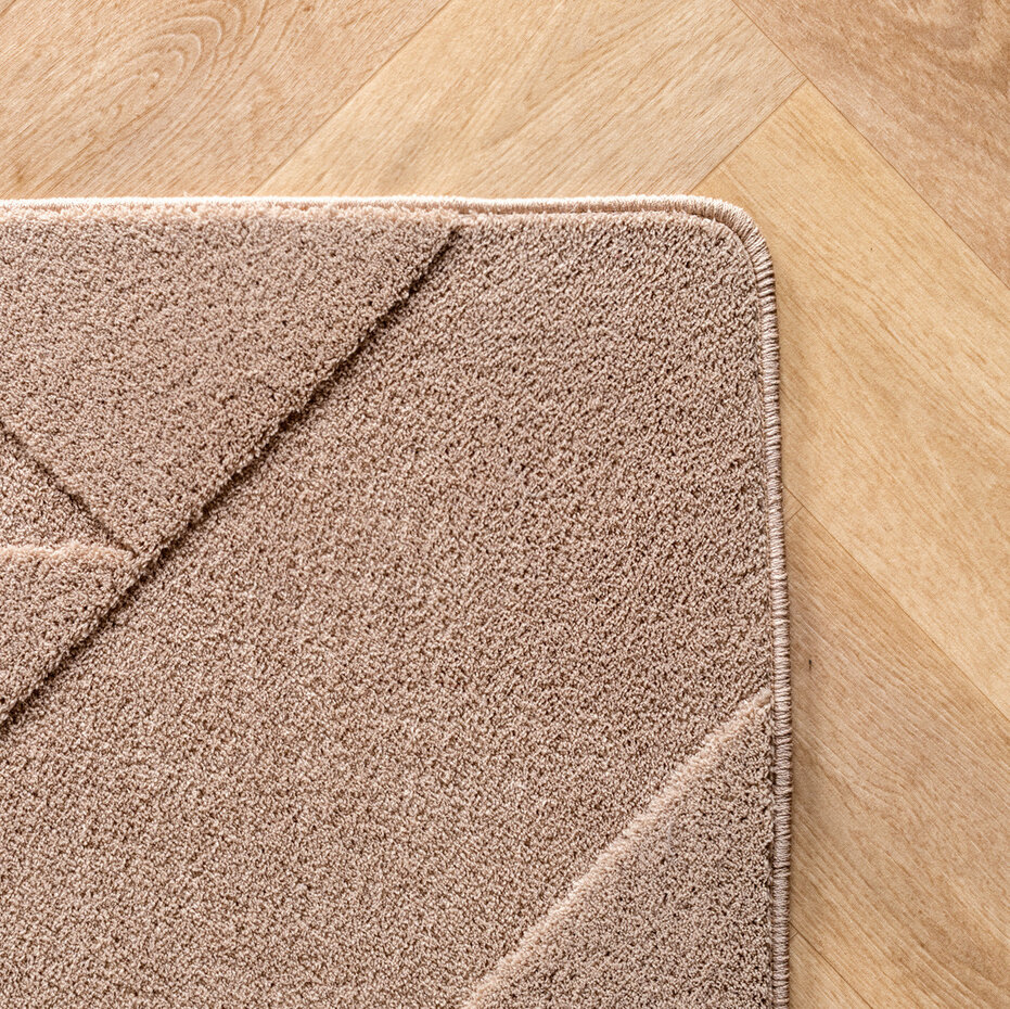 Modern vloerkleed – Sensi Geo Beige