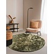 Rond hoogpolig vloerkleed - Cosy Calida Groen Rond hoogpolig vloerkleed - Cosy Calida Groen