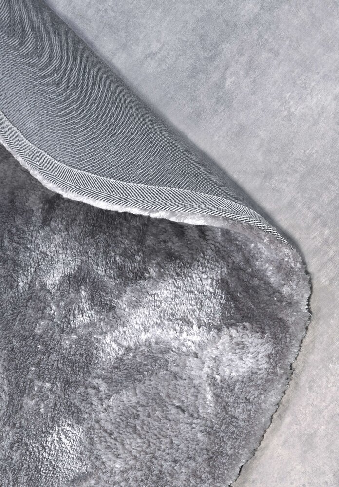 Rond hoogpolig vloerkleed - Cosy Calida Zilver Rond hoogpolig vloerkleed - Cosy Calida Zilver