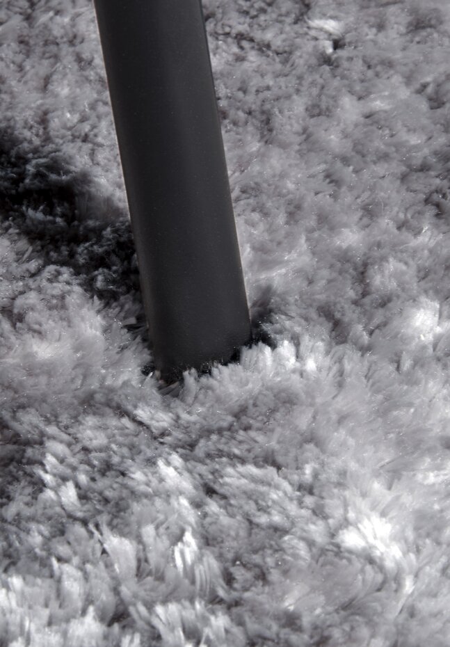 Rond hoogpolig vloerkleed - Cosy Calida Zilver Rond hoogpolig vloerkleed - Cosy Calida Zilver
