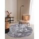Rond hoogpolig vloerkleed - Cosy Calida Zilver Rond hoogpolig vloerkleed - Cosy Calida Zilver