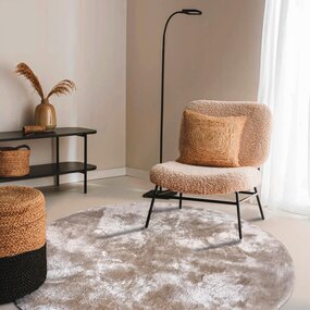 Elle Decoration Rond hoogpolig vloerkleed – Cosy Calida Crème Elle Decoration Rond hoogpolig vloerkleed – Cosy Calida Crème