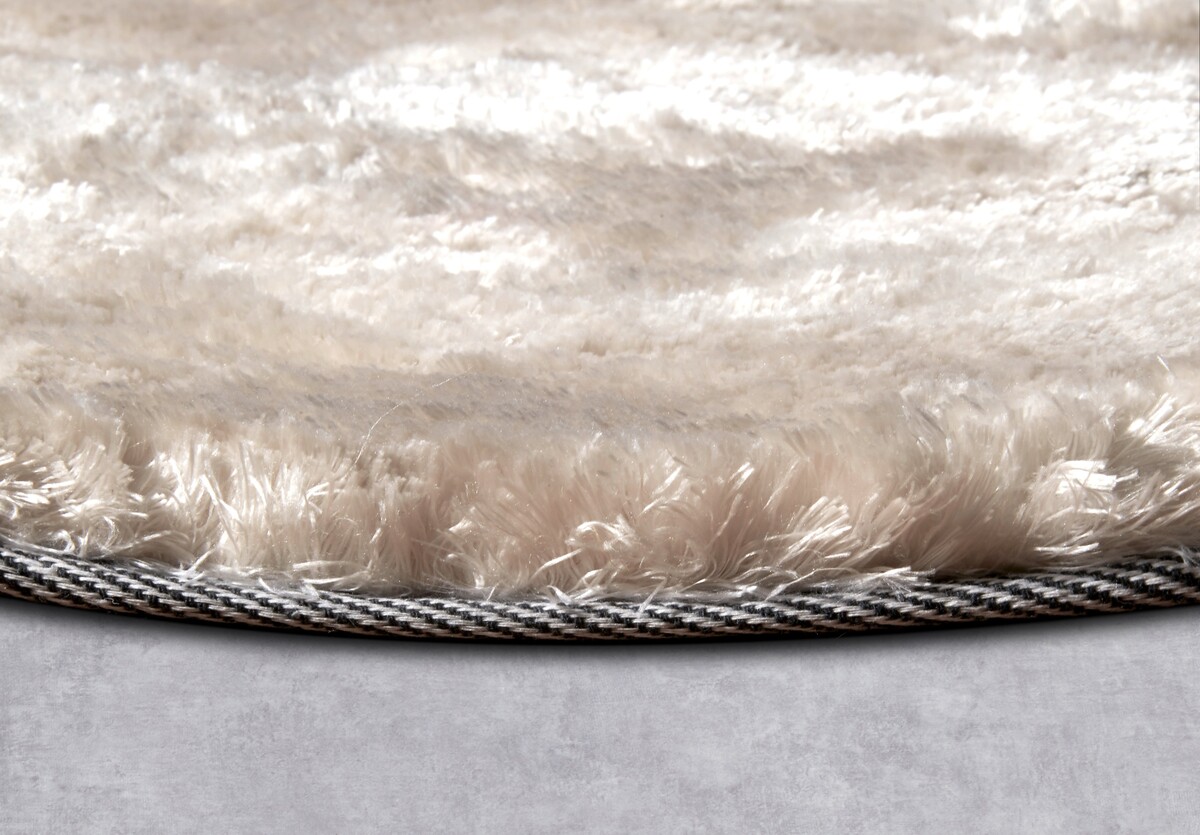 Rond hoogpolig vloerkleed – Cosy Calida Crème Rond hoogpolig vloerkleed – Cosy Calida Crème