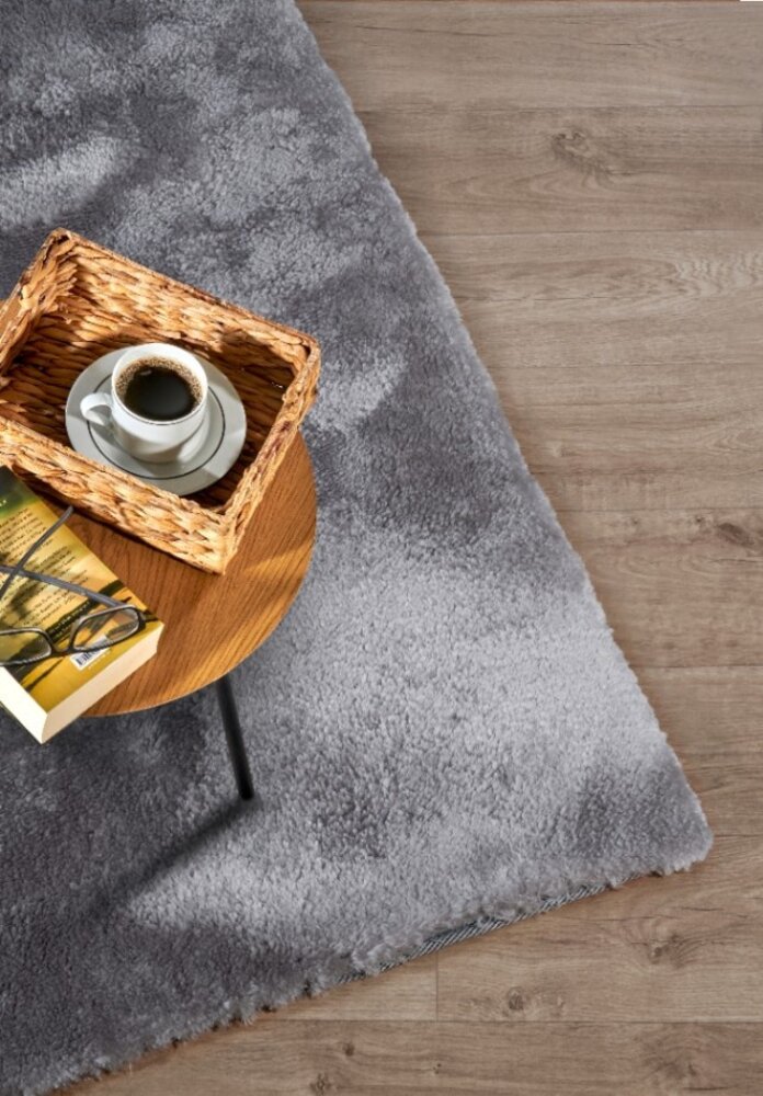 Hoogpolig vloerkleed – Cosy Calida Zilver Hoogpolig vloerkleed – Cosy Calida Zilver