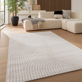 Japandi vloerkleed - Skando Crème Japandi vloerkleed - Skando Crème